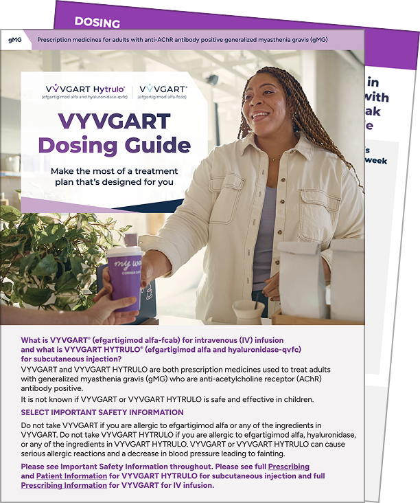 VYVGART dosing guide.