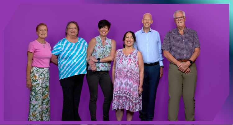 Photo of CIDP community members standing together and smiling