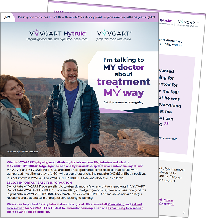 Doctor discussion guide.